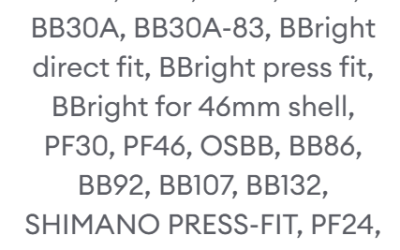 Let’s Unify the Naming Rules for Bottom Brackets